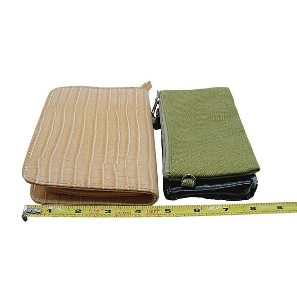 Lot of 3 Womens Multicolor Leather Card Holders Coin Purses Wallets Size Small - Picture 4 of 7